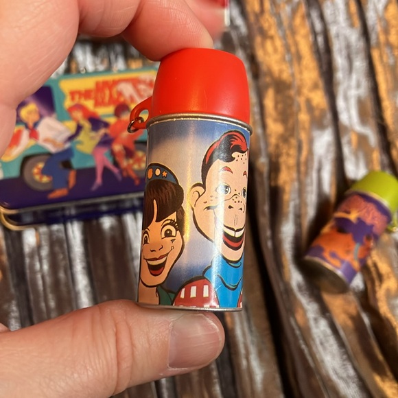 Hallmark Lunch Box & Thermos Ornaments - Superman, Scooby-Doo, Howdy Doody set/5 - Picture 8 of 11